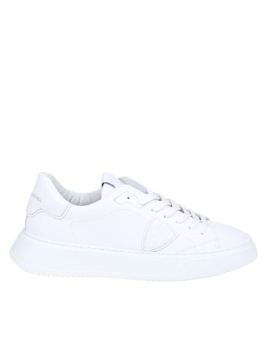 Temple Low Sneakers In Leather - Philippe Model - Modalova