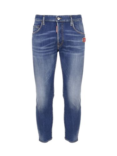 Five Pockets Jeans In Cotton Denim - Dsquared2 - Modalova