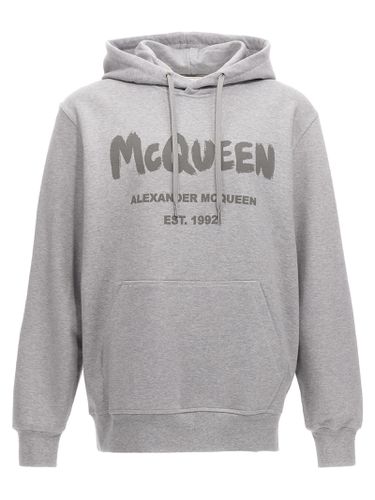 Mcqueen Graffiti Hoodie - Alexander McQueen - Modalova