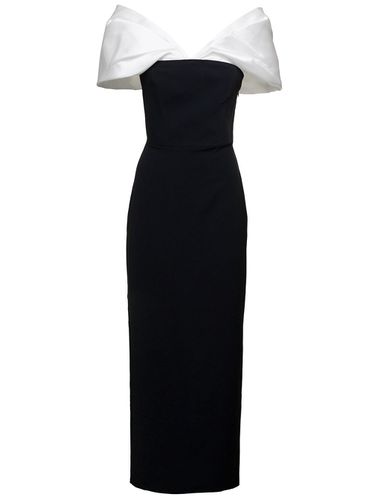 Dakota Maxi Dress With Off-shoulder Neckline And Satin Inserts In Polyester Woman - Solace London - Modalova