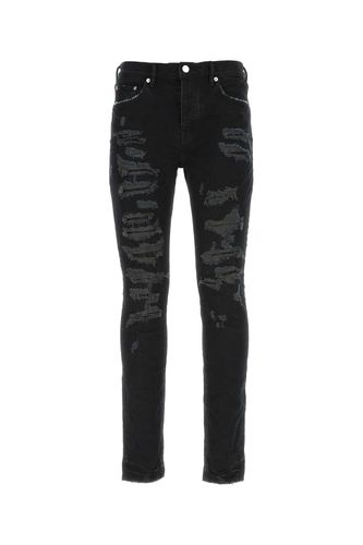 Black Stretch Denim Jeans - Purple Brand - Modalova