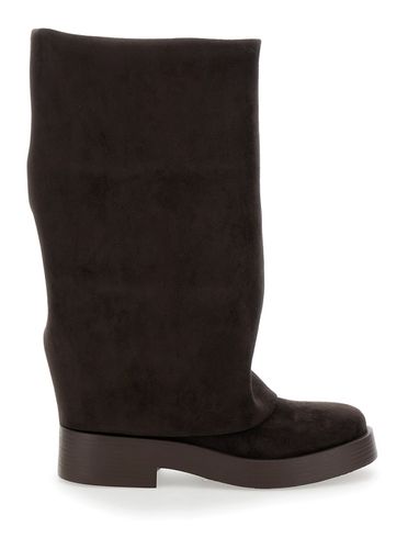 Charlie Multi-layer Boots In Suede Woman - Casadei - Modalova