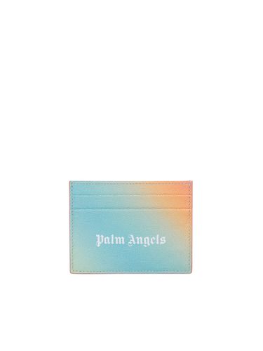 Multicoloured Shaded Card Holder With Logo - Palm Angels - Modalova