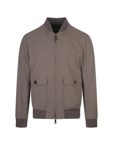 Kired Grey Nylon Bomber Jacket - Kired - Modalova