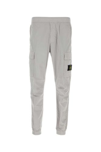 Grey Stretch Cotton Pant - Stone Island - Modalova