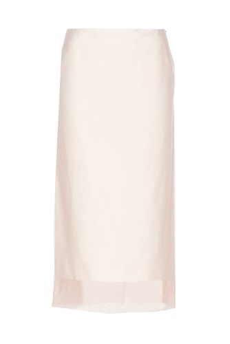 SportMax aceti1234 White Silk Skirt - SportMax - Modalova