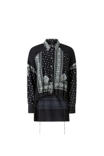 Shirt With Bandana Pattern In Viscose - Pinko - Modalova