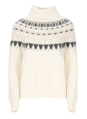 Sweater With Geometric Pattern - Kangra - Modalova