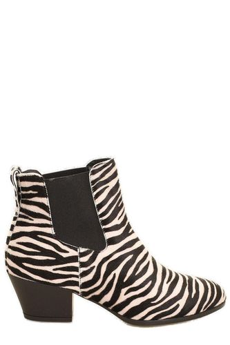 H401 Chelssea Zebra Print Ankle Boots - Hogan - Modalova