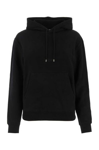 Black Cotton Sweatshirt - Saint Laurent - Modalova