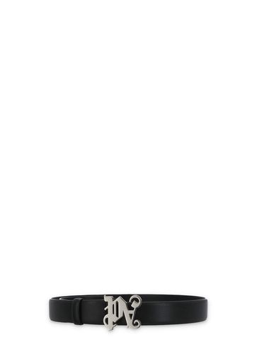 Palm Angels Logo Plaque Buckle Belt - Palm Angels - Modalova