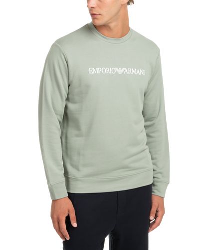 Emporio Armani Cotton Sweatshirt - Emporio Armani - Modalova