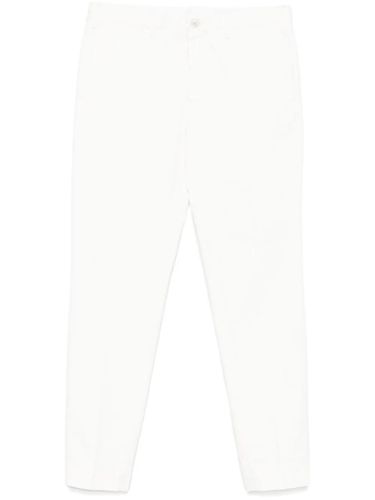 Incotex White Cotton Trousers - Incotex - Modalova