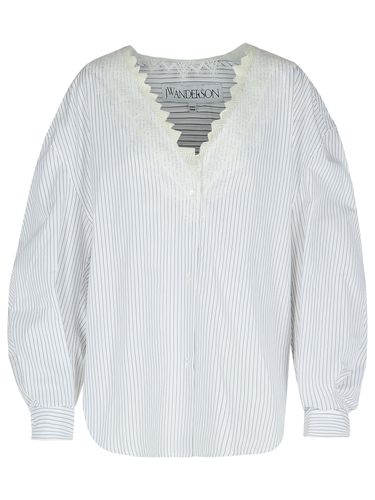 J. W. Anderson White Cotton Shirt - J.W. Anderson - Modalova