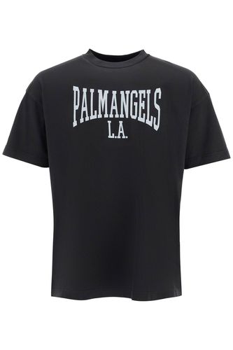 Palm Angels College Print T-shirt - Palm Angels - Modalova