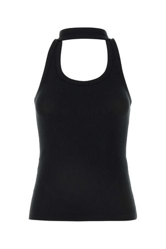 Black Stretch Viscose Tank Top - Coperni - Modalova