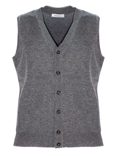 Wool And Cashmere Blend Waistcoat - Kangra - Modalova