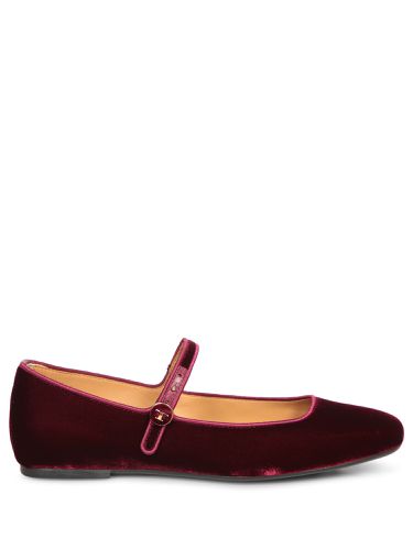 Tod's Velvet Ballerinas In Bordeaux - Tod's - Modalova