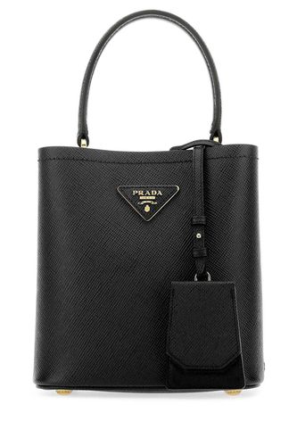 Prada Logo Mini Bucket Bag - Prada - Modalova