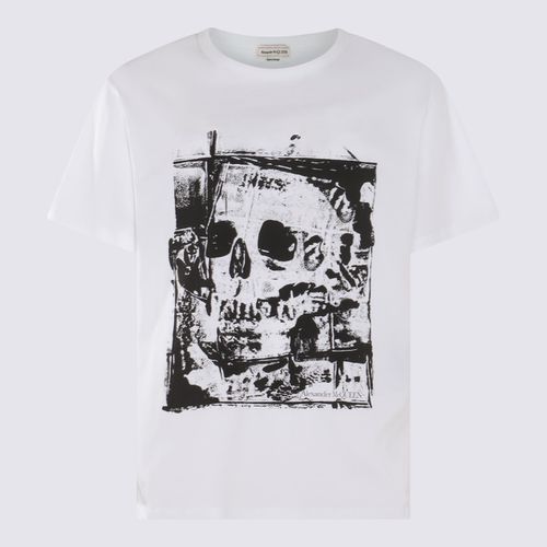 And Black Cotton T-shirt - Alexander McQueen - Modalova