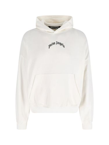 Palm Angels Logo Hoodie - Palm Angels - Modalova