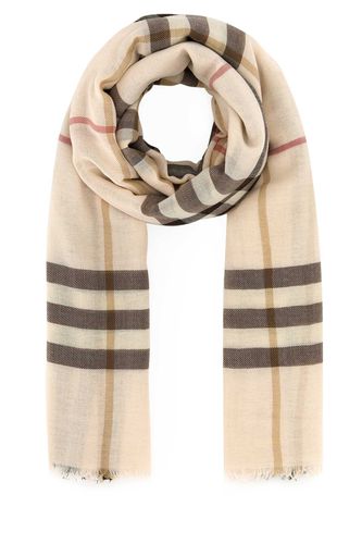 Burberry Embroidered Wool Scarf - Burberry - Modalova