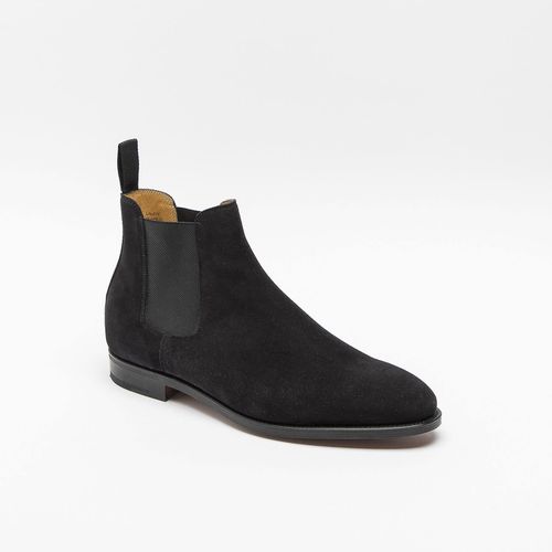 Lawry Black Suede Chelsea Boot - John Lobb - Modalova