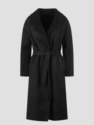 Salvatore Santoro Suede Long Coat - Salvatore Santoro - Modalova