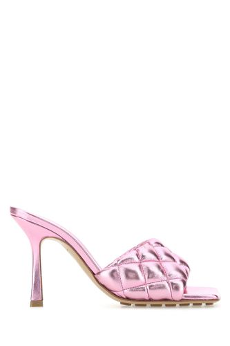 Pink Nappa Leather Padded Sandals - Bottega Veneta - Modalova