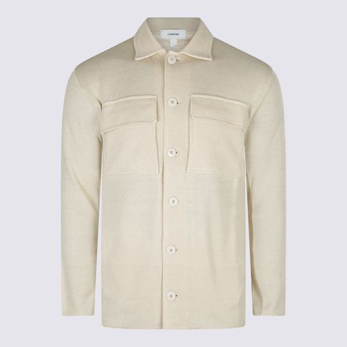 Lardini Cream Linen Shirt - Lardini - Modalova