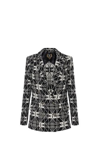 Double-breasted Tweed Jacket - Elisabetta Franchi - Modalova