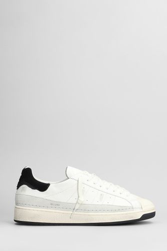 D. A.T. E. Base Used Sneakers In Leather - D.A.T.E. - Modalova