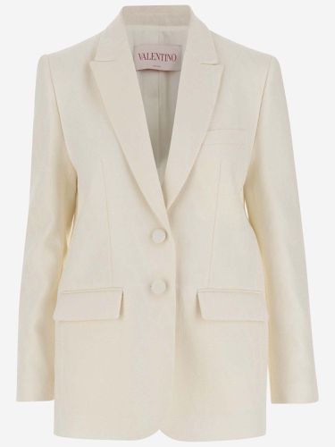 Crepe Couture Toile Iconographe Blazer - Valentino - Modalova