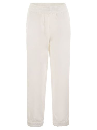 Track Trousers In Light Cotton Fleece - Brunello Cucinelli - Modalova