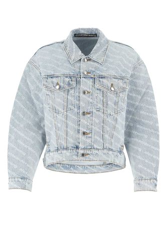 Alexander Wang Printed Denim Jacket - Alexander Wang - Modalova