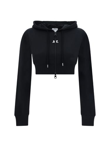 Courrèges Crop Hoodie - Courrèges - Modalova