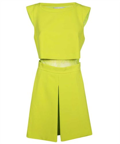 Lace Trim Midi Dress - Ermanno Scervino - Modalova