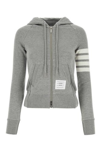 Thom Browne Grey Cotton Sweatshirt - Thom Browne - Modalova