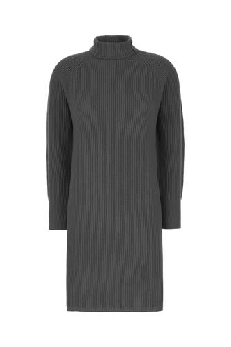 Dark Grey Wool Blend Sweater Dress - Max Mara - Modalova