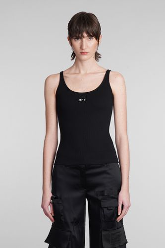 Off-White Tank Top In Black Cotton - Off-White - Modalova