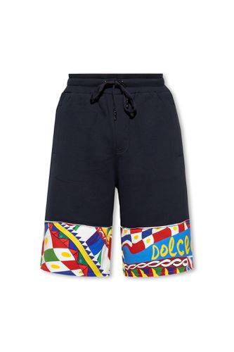 Carretto Print Shorts - Dolce & Gabbana - Modalova