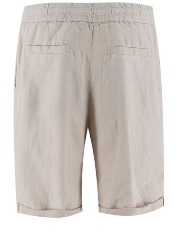 Linen Darted Shorts - Brunello Cucinelli - Modalova