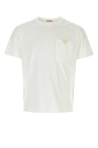 V-logo Cotton T-shirt - Valentino Garavani - Modalova