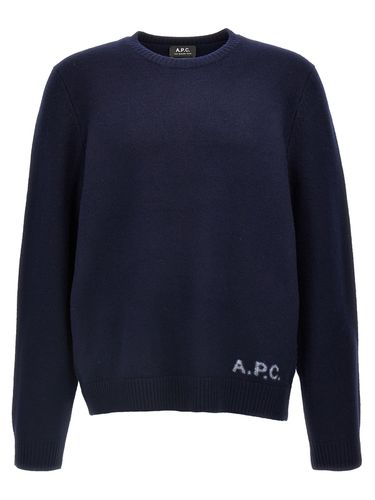 Edward Logo Intarsia-knit Crewneck Jumper A. P.C - A.P.C. - Modalova