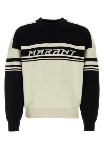 Two-tones Stretch Cotton Blend Colby Sweater - Isabel Marant - Modalova