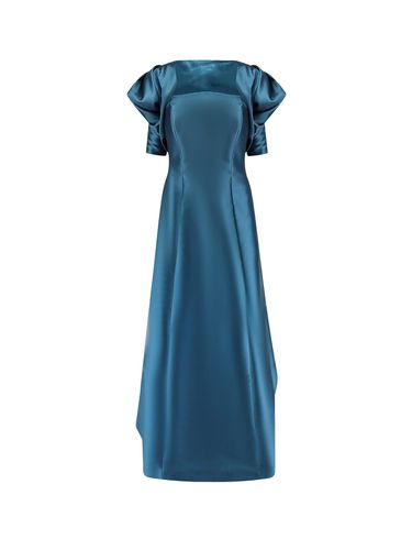 Square-neck A-line Long Dress - Alberta Ferretti - Modalova