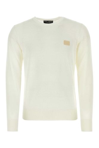 Dolce & Gabbana Linen Blend Sweater - Dolce & Gabbana - Modalova