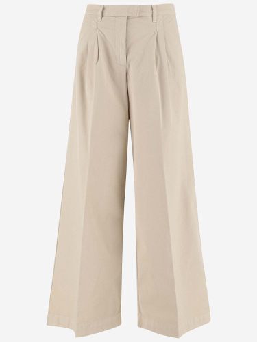 Pinko Stretch Cotton Palazzo Pants - Pinko - Modalova