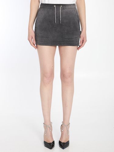 Mini Skirt With Crystals - Alexander Wang - Modalova