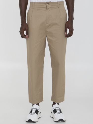 Valentino Pants In Cotton Gabardine - Valentino - Modalova